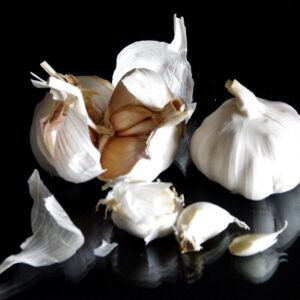 Raw Garlic Bulbs