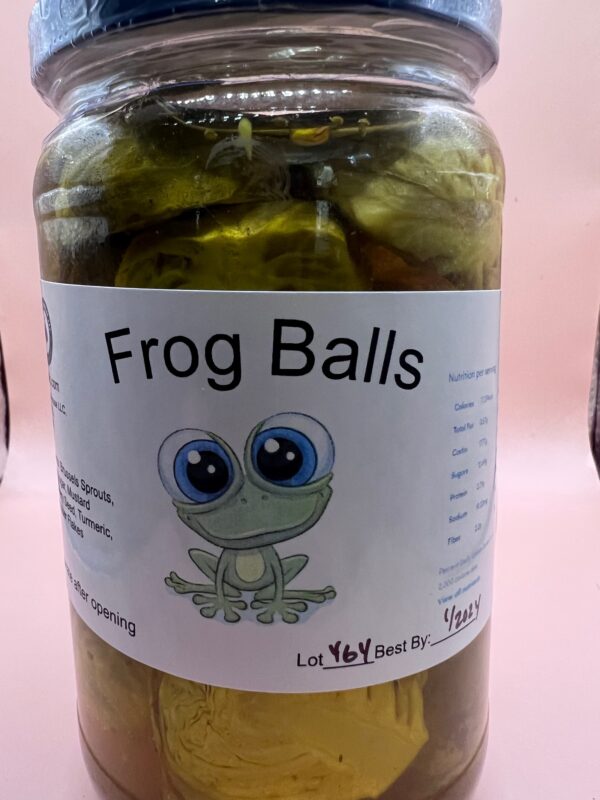 Frog Balls - Pickled Organic Brussels Sprouts ARE BACK! - River Lea ...