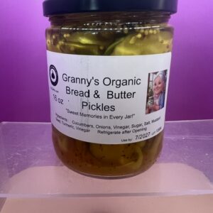 Organic Bread & Butter Pickles